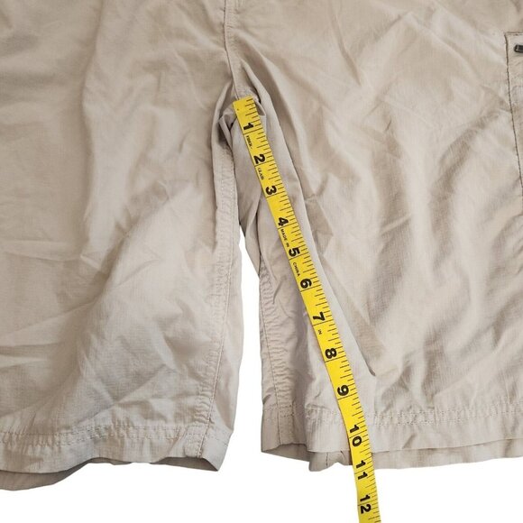 Columbia Sportswear Co. Cargo Short 42W Tan Omni- Shade Sun Protection With Belt - Picture 5 of 15